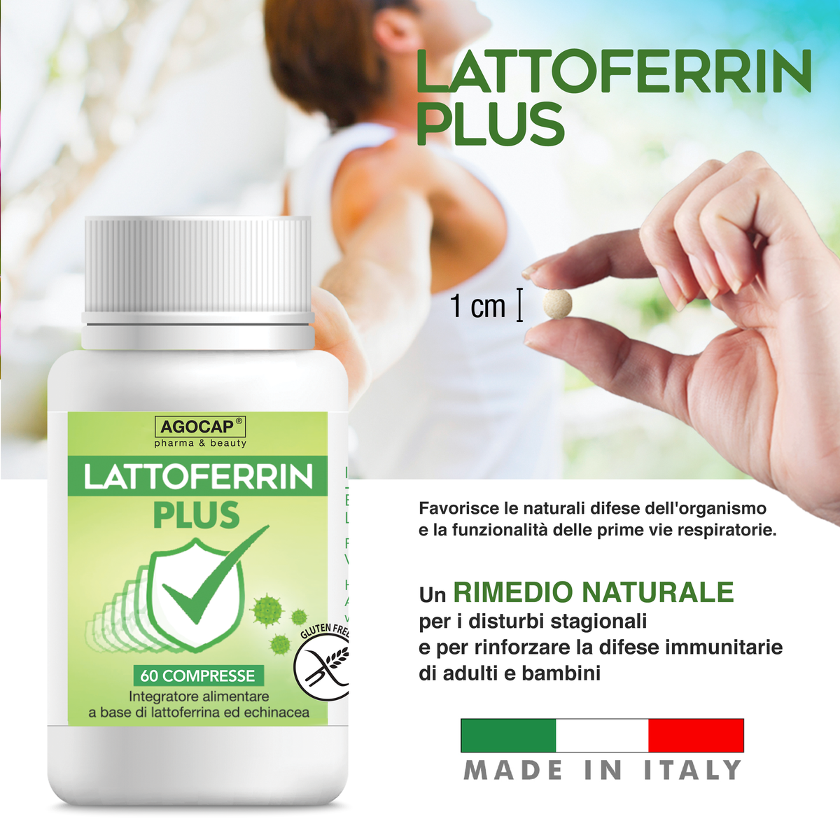 Lattoferrina integratore – Lattoferrina Plus 60 compresse