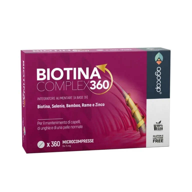 Biotina Complex formato Tascabile con Biotina e Zinco per capelli e unghie - Agocapzd