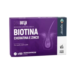 Integratore per capelli unghie e pelle a base di biotina cheratina e zinco - Agocap