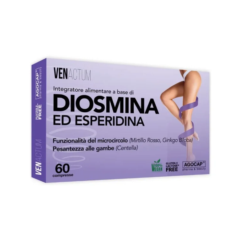 Integratore a base di Diosmina ed Esperidina per gambe leggere Venactum - Agocap