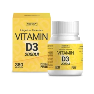 Vitamina D3 2000 UI Fornitura di 1 Anno - Agocap