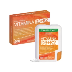 Integratore a base di Vitamina D3 e K2 per ossa più forti in formato pocket - Agocap