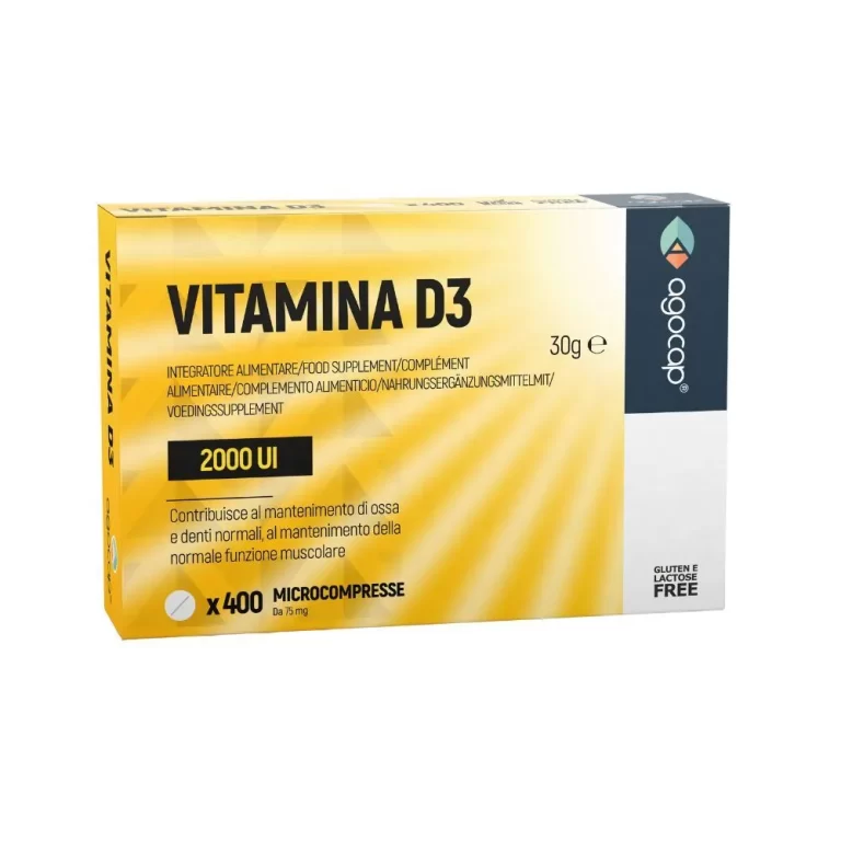 Vitamina D3 2000 UI formato Pocket 400 cpr - Agocap